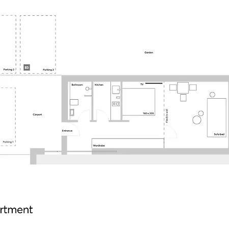 Appartamento B3 - Loft Fuer 1-3 Personen,