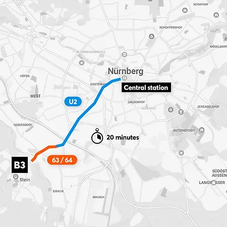B3 - Loft Fuer 1-3 Personen, Nürnberg