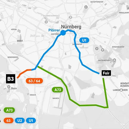 B3 - Loft Fuer 1-3 Personen, Apartment Nürnberg